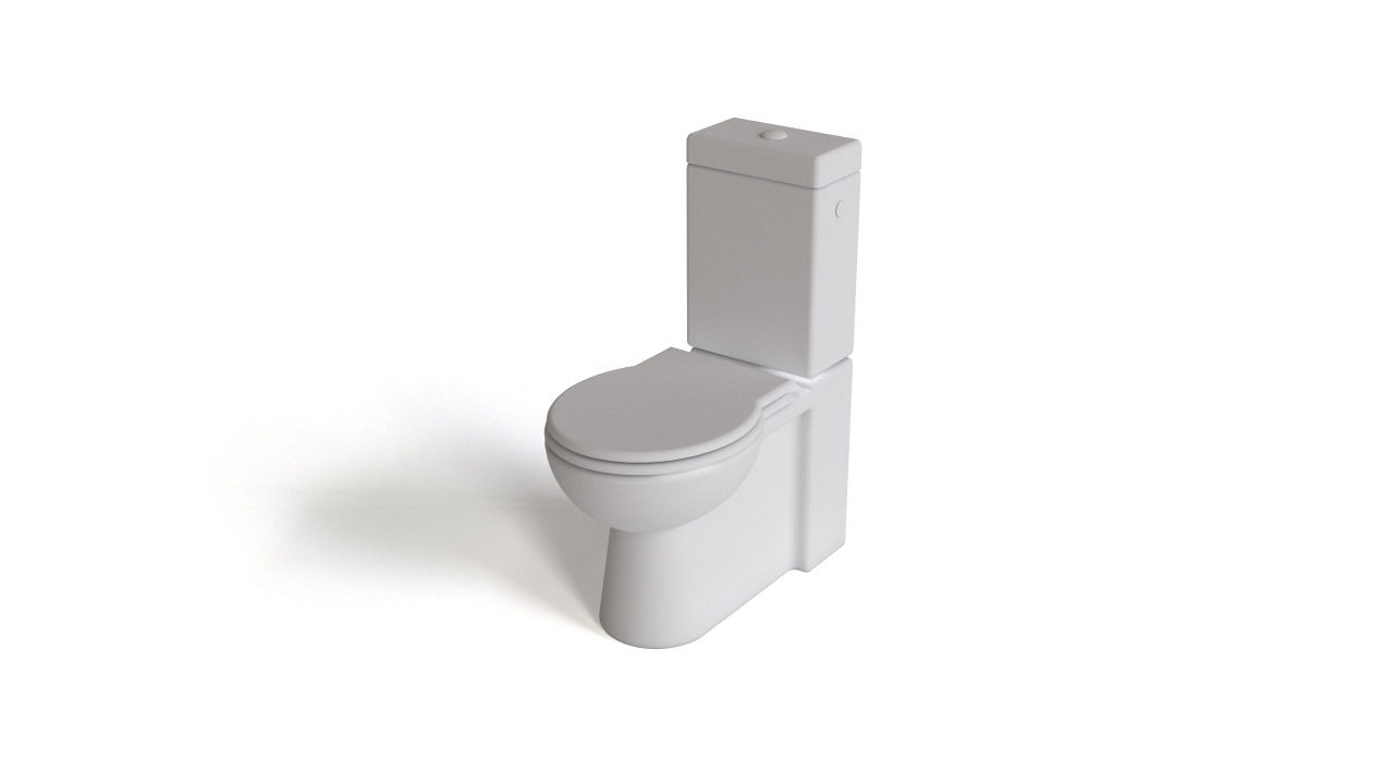 Monoblock toilet FlyingArchitecture