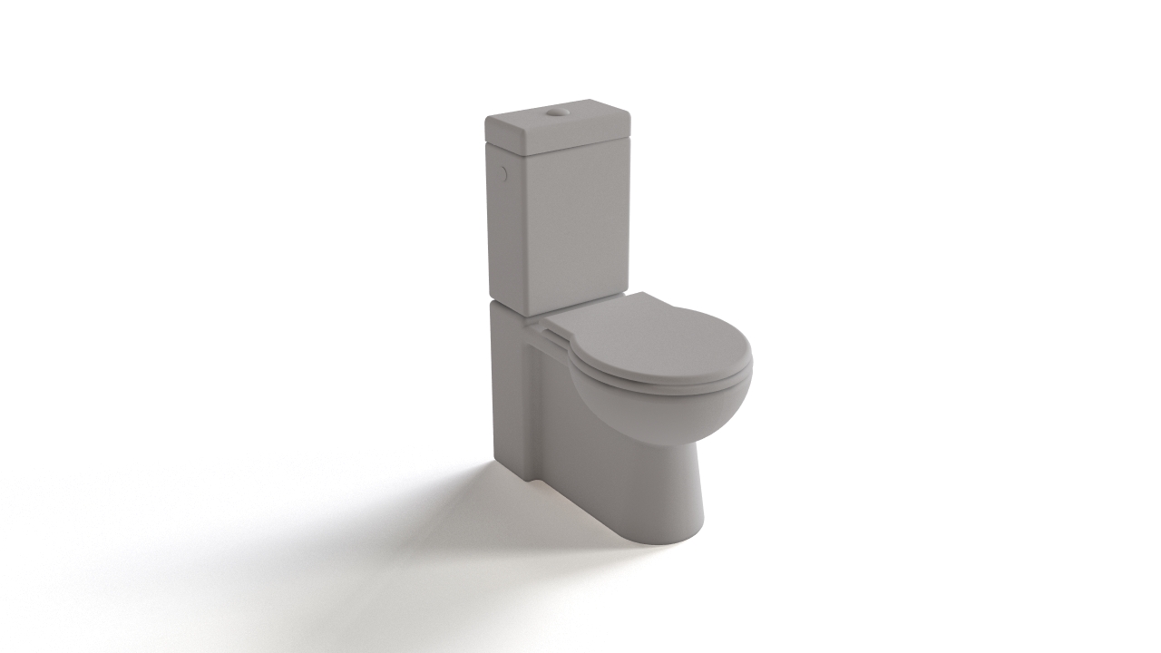 Monoblock toilet FlyingArchitecture