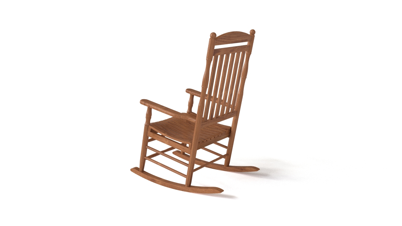 Wooden rocking chair | FlyingArchitecture