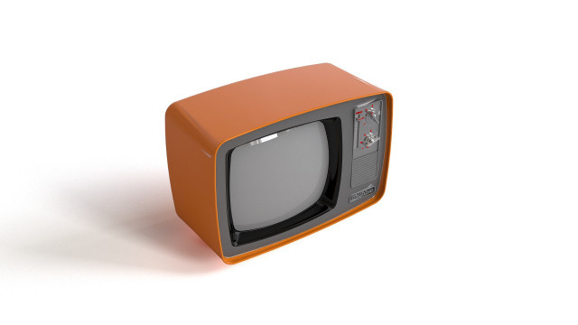 Old TV 3D model