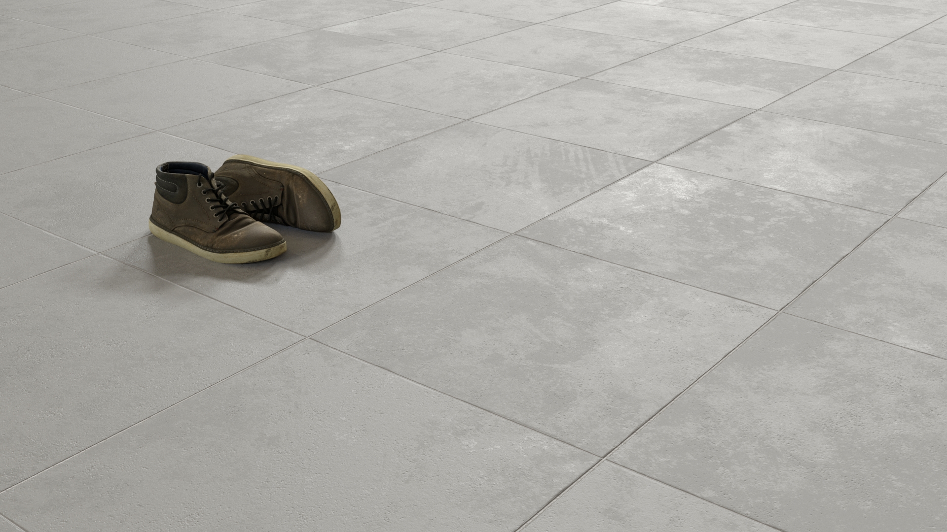 Concrete Floor Tiles 02, Cover Tile Floor