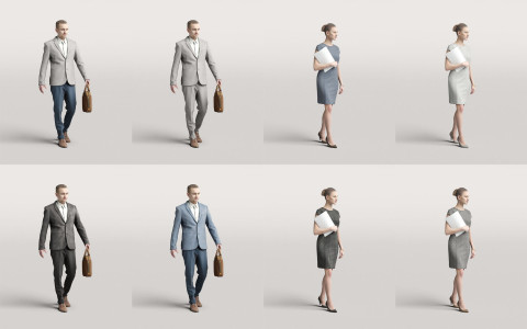 Humano3D - Business 3D people - vol.1