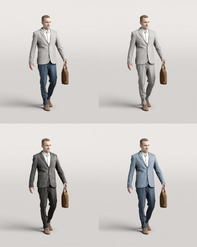 3D Business people - Man 08