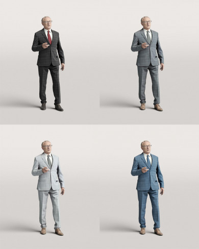 3D Business people - Man 09