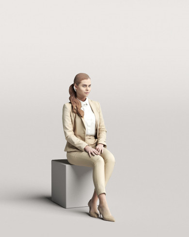3D Business people - Woman 06