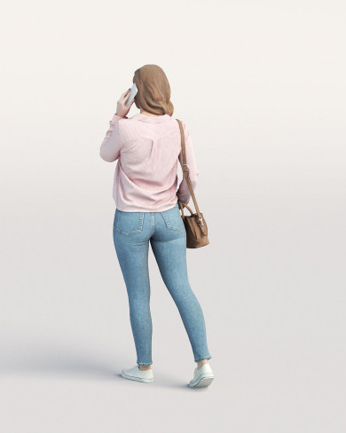 3D Casual people - Woman 01