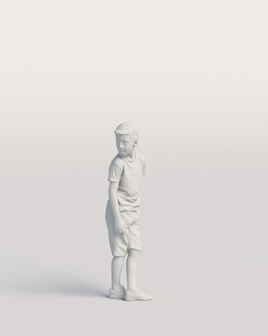 3D Casual people - Kid 02
