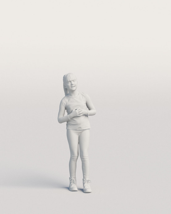 3D Casual people - Kid 03
