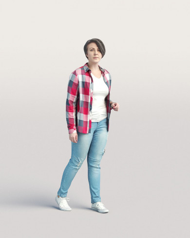 3D Casual people - Woman 07
