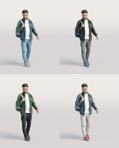 3D Casual people - Man 04