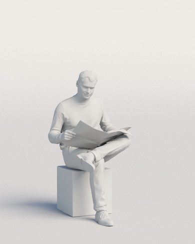 3D Casual people - Man 08