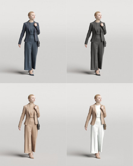 3D Elegant people - Woman 05