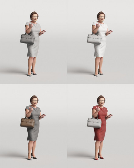 3D Elegant people - Woman 07
