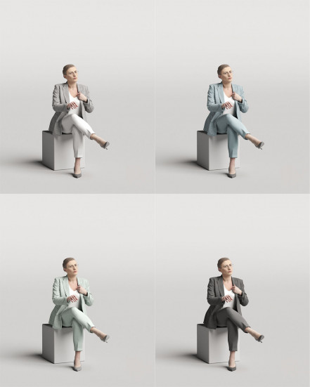 3D Elegant people - Woman 10