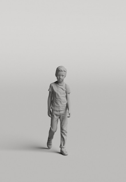 3D Diverse people - Kid 02
