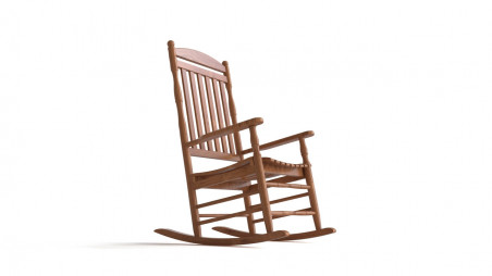 Wooden rocking chair