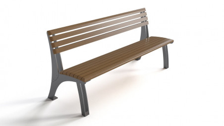 Bench - Wood and Steel