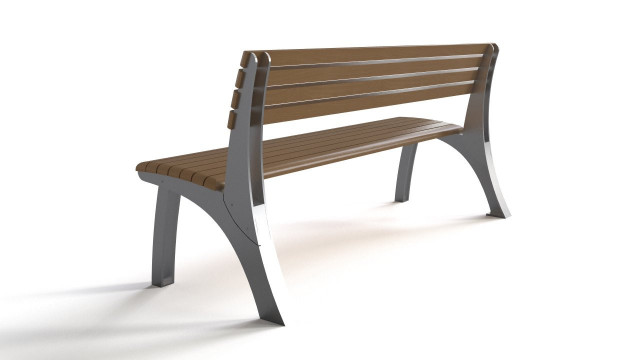 Bench - Wood and Steel