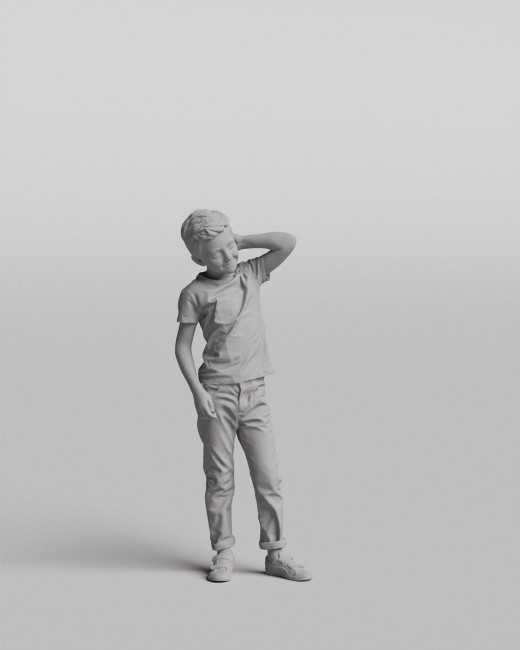 3D casual people - standing boy vol.05/05
