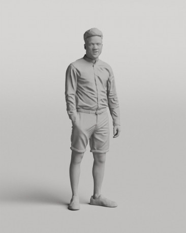 3D casual people - standing man vol.05/15