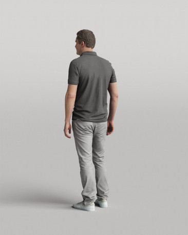 3D casual people - standing man vol.05/19