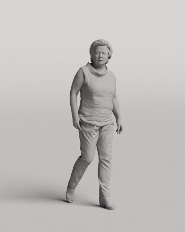 3D casual people - walking woman vol.05/20