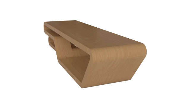 Wooden designer bench