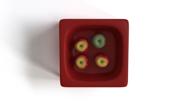 Bowl with apples