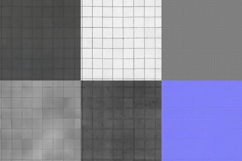 Scanned Regular Floor Tiles - PBR