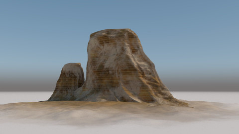 Huge Sandstone Rock A