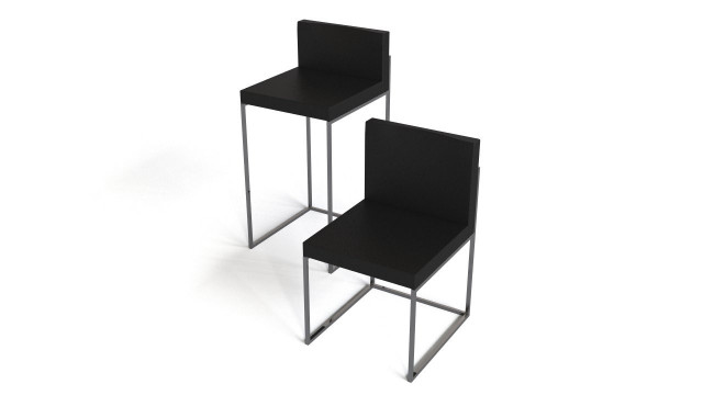 Calligaris Even chair and bar chair