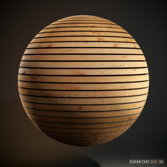 Small Wood Planks Scanned PBR Texture