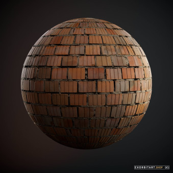Rough Brick Wall Scanned PBR Texture