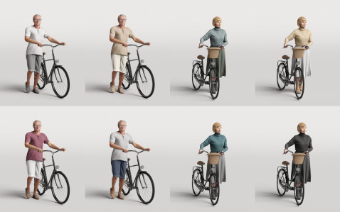 Miniature model people cycling : 300 images, photos de stock, objets 3D et  images vectorielles