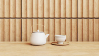 Tea set with Matcha