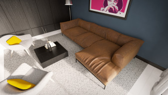 Leather Sofa 01